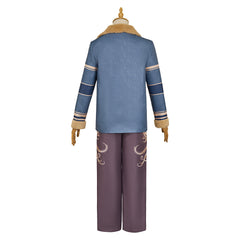 Resident Evil 30th Leon S.Kennedy Blue Jacket Trousers Set Outfits Cosplay Costume 