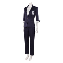 Resident Evil Requiem (2026) Grace Ashcroft Black Agent Set Outfits Cosplay Costume