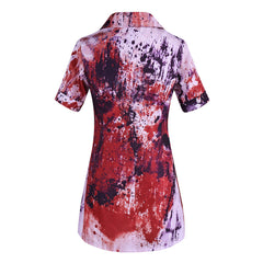 Return To Silent Hill (2026) Nurse Bloody Dress Gloves Set Outfits Cosplay Costume 