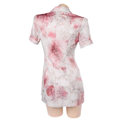 Return To Silent Hill (2026) Nurse Bloody White Dress Outfits Halloween Cosplay Costume