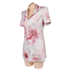Return To Silent Hill (2026) Nurse Bloody White Dress Outfits Halloween Cosplay Costume