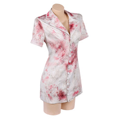 Return To Silent Hill (2026) Nurse Bloody White Dress Outfits Halloween Cosplay Costume