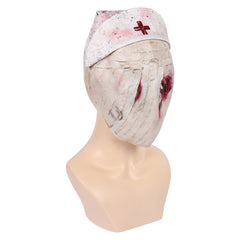 Return To Silent Hill (2026) Nurse Bubble Head Latex Mask Hat Halloween Cosplay Accessories Props