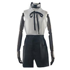 Reze White Black Set Outfits Cosplay Costume Halloween Carnival Party Suit