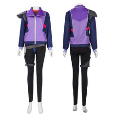 Rick And Morty Rick Sanchez Purple Jacket Set Outfits Cosplay Costume 