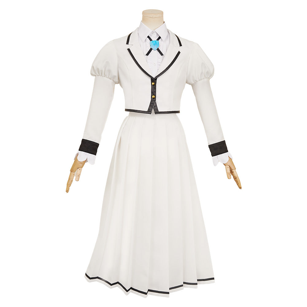 Rock Is A Lady's Modesty (2025) Otoha Lilisa White School Uniform Set Outfits Cosplay Costume