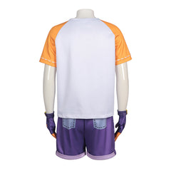 Roco Kingdom (2026) Player Male White Purple Shorts Set Outfits Cosplay Costume