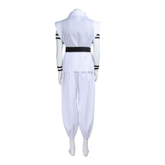 Ryomen Sukuna White Kung Fu Set Outfits Cosplay Costume Halloween Suit