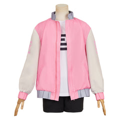 Sakamoto Days (2025) Lu Shaotang Pink Jacket Set Outfits Cosplay Costume 