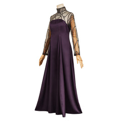 Sakamoto Days (2025) Osaragi Purple Dress Veil Set Outfits Cosplay Costume