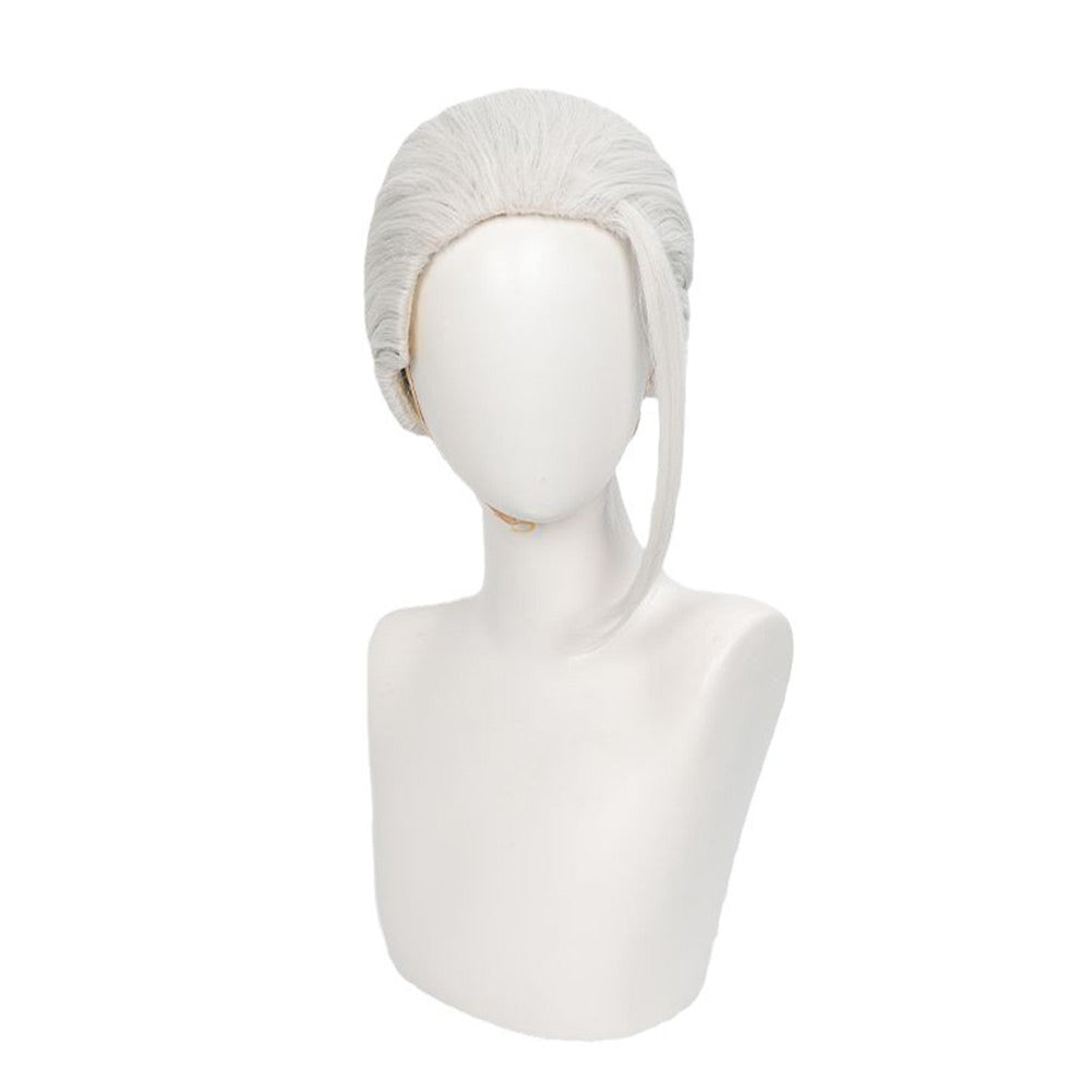 Sakamoto Days (2025) Taro Sakamoto White Cosplay Wig Heat Resistant Synthetic Hair Accessories Props 