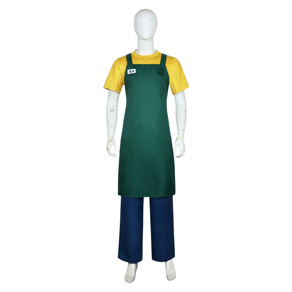 Sakamoto Days Sakamoto Taro Green Apron Set Outfits Cosplay Costume 