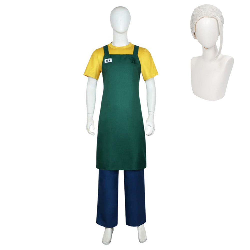 Sakamoto Days (2025) Sakamoto Taro Green Apron Set Outfits Cosplay Costume