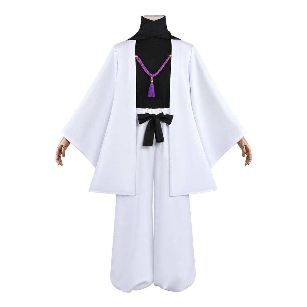 Satoru Gojo Shinjuku Showdown Black White Set Outfits Cosplay Costume
