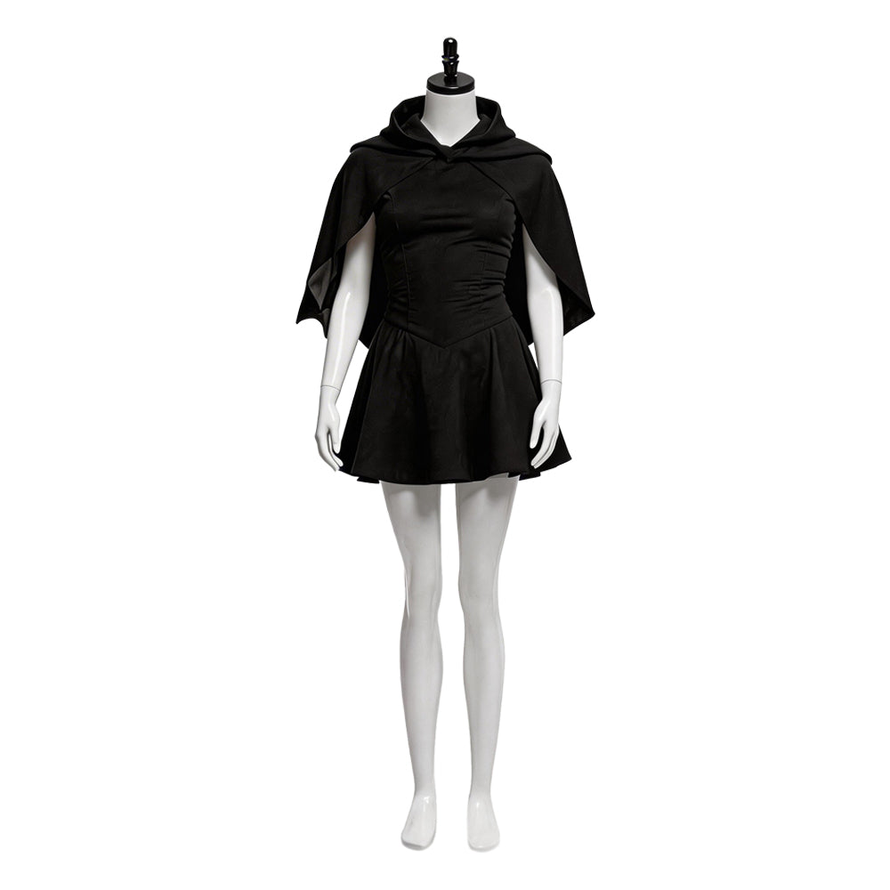 Scream 7 (2026) Sidney Prescott Black Dress Outfits Halloween Cosplay Costume