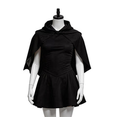 Scream 7 (2026) Sidney Prescott Black Dress Outfits Halloween Cosplay Costume