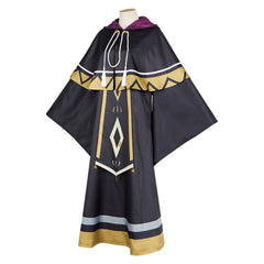 Secrets Of The Silent Witch (2025) Monica Everett Black Witch Robe Outfits Cosplay Costume