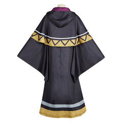 Secrets Of The Silent Witch (2025) Monica Everett Black Witch Robe Outfits Cosplay Costume