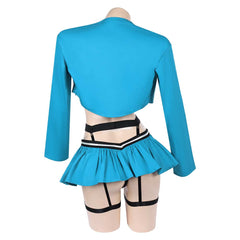 Sexy Lingerie For Women Blue Black Set Outfits Cosplay Costume Carnival Party Suit