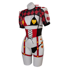 Sexy Lingerie For Women Red And Black Squares Outfits Costume Halloween Carnival Suit 