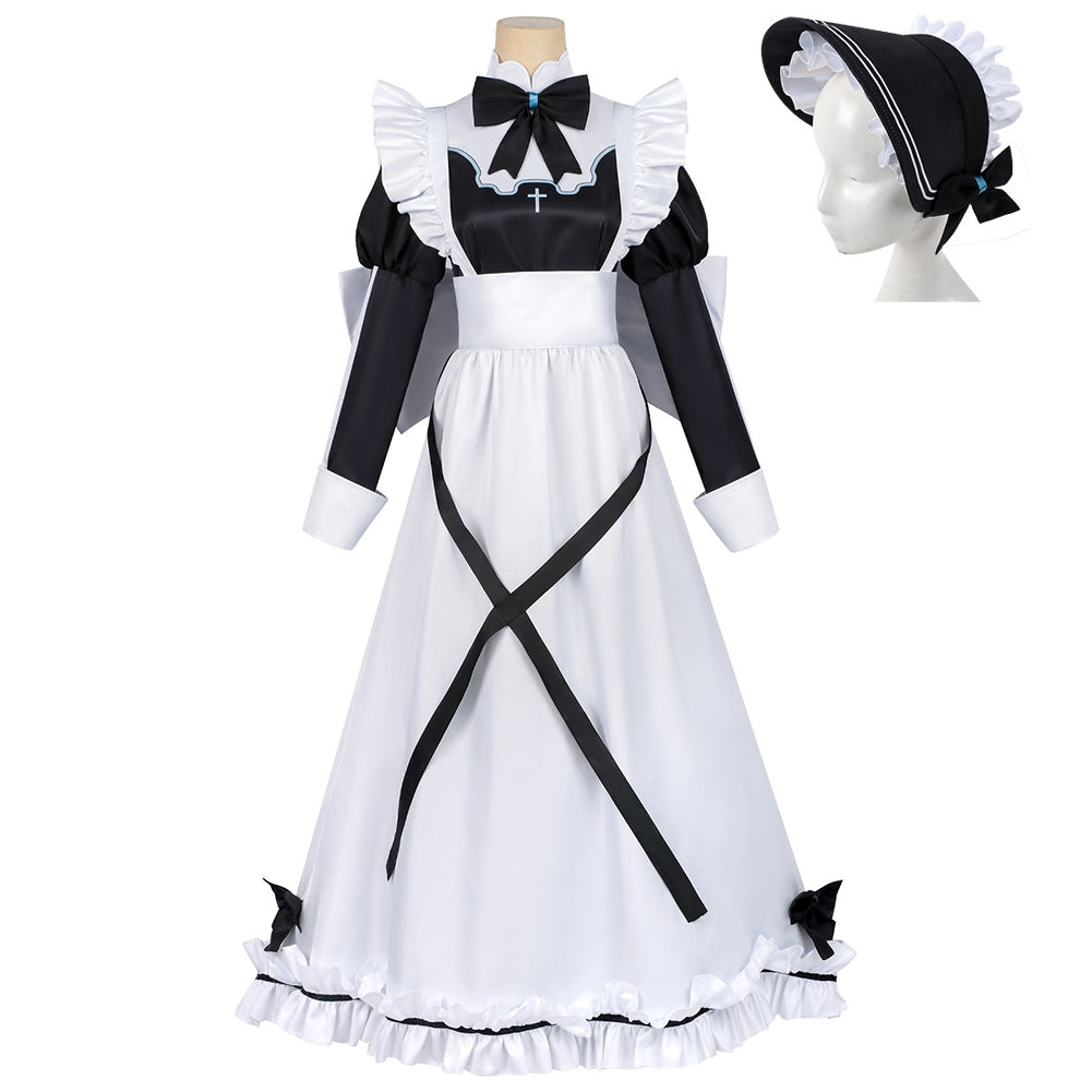 SHIBOYUGI (2026) Aoi Black White Maid Set Outfits Cosplay Costume