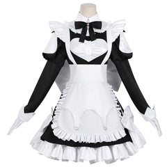 SHIBOYUGI (2026) Momono Black White Maid Set Outfits Cosplay Costume