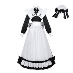 SHIBOYUGI (2026) Yuuki Sorimachi Black White Maid Set Outfits Cosplay Costume 