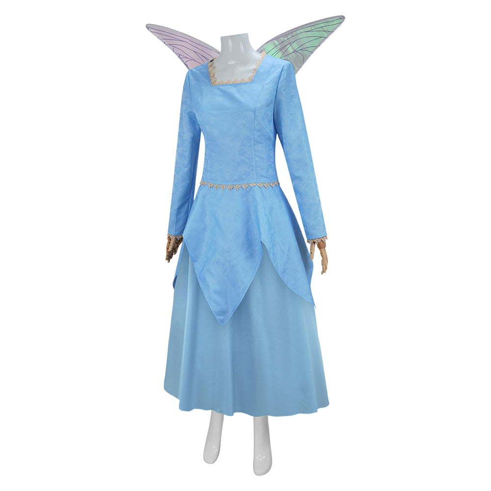 Shrek 2 Fairy Godmother Blue Dress Set Outfits Cosplay Costume  Coshduk