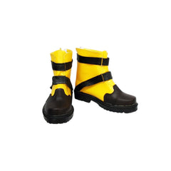 Final Fantasy X-2 Shuyin Yellow Shoes Cosplay Boots Halloween  Accessory Props