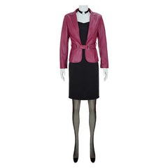 Silent Hill 2 Remake Maria Red Jacket Set Outfits Halloween Cosplay Costume 