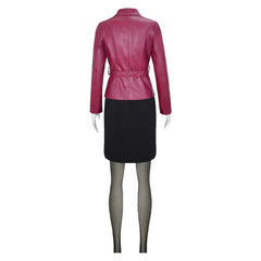 Silent Hill 2 Remake Maria Red Jacket Set Outfits Halloween Cosplay Costume 