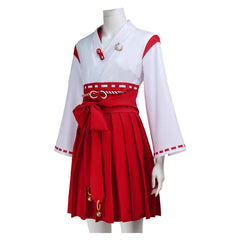 Silent Hill F (2025) Shimizu Hinako Red White Kimono Skirt Set Outfits Cosplay Costume