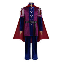 Sleeping Beauty Prince Phillip Purple Blue Set Outfits Cosplay Costume Halloween Suit