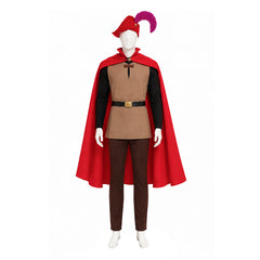 Sleeping Beauty Prince Phillip Red Cloak Set Outfits Cosplay Costume