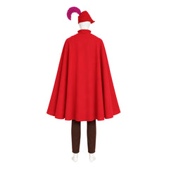 Sleeping Beauty Prince Phillip Red Cloak Set Outfits Cosplay Costume