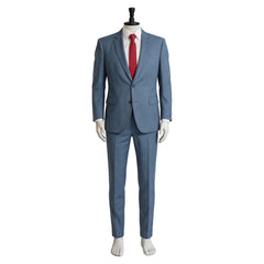 Smoking Behind The Supermarket With You (2026) Sasaki Blue Suit Set Outfits Cosplay Costume
