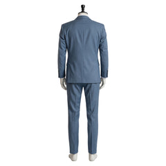 Smoking Behind The Supermarket With You (2026) Sasaki Blue Suit Set Outfits Cosplay Costume