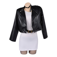 Smoking Behind The Supermarket With You (2026) Yamada Black Jacket Set Outfits Cosplay Costume 