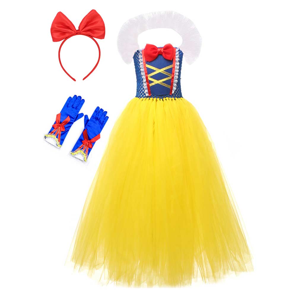 Snow White Cosplay Costume Outfits Halloween Carnival Suit   