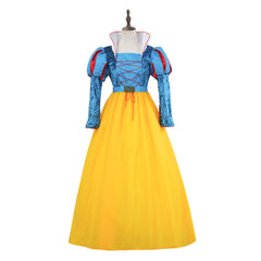 Snow White Princess Yellow Dress Red Cloak Set Outfits Cosplay Costume 