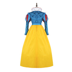 Snow White Princess Yellow Dress Red Cloak Set Outfits Cosplay Costume 