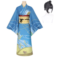 Sparks Of Tomorrow (2026) Inako Momokawa Blue Kimono Set Outfits Cosplay Costume