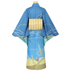 Sparks Of Tomorrow (2026) Inako Momokawa Blue Kimono Set Outfits Cosplay Costume