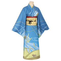 Sparks Of Tomorrow (2026) Inako Momokawa Blue Kimono Set Outfits Cosplay Costume