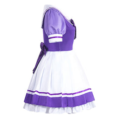 Special Week Purple White Tracen Academy Uniform Dress Outfits Cosplay Costume