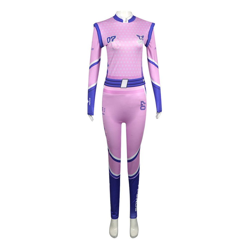 Speedstorm Encanto Isabella Pink Jumpsuit Racer Outfits Cosplay Costume 