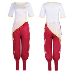 Spellbound (2024) Princess Ellian Red Trousers Set Outfits Cosplay Costume