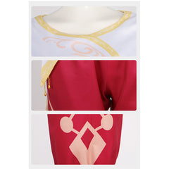 Spellbound (2024) Princess Ellian Red Trousers Set Outfits Cosplay Costume