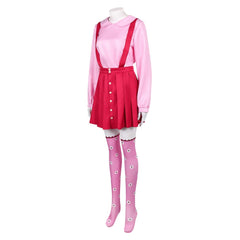 Squid Game (2025) The Doll Pink Red Dress Set Outfits Cosplay Costume 