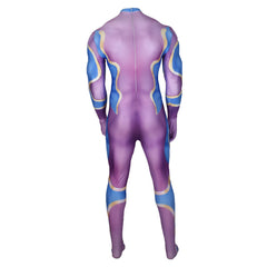 Star Platinum Purple Jumpsuit Outfits  Cosplay Costume Carnival Suit